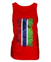 Gambia Grunge Flag Ladies Vest