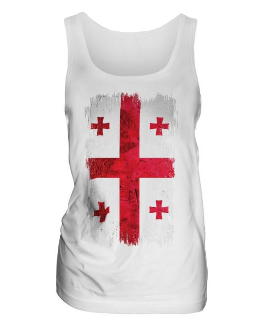 Georgia Grunge Flag Ladies Vest