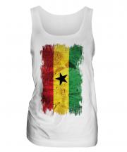 Ghana Grunge Flag Ladies Vest