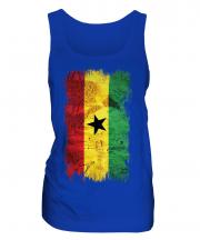 Ghana Grunge Flag Ladies Vest