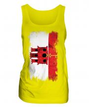 Gibraltar Grunge Flag Ladies Vest
