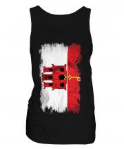 Gibraltar Grunge Flag Ladies Vest