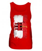 Gibraltar Grunge Flag Ladies Vest