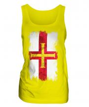 Guernsey Grunge Flag Ladies Vest