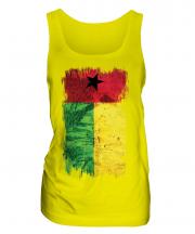 Guinea Bissau Grunge Flag Ladies Vest