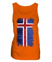 Iceland Grunge Flag Ladies Vest