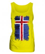 Iceland Grunge Flag Ladies Vest