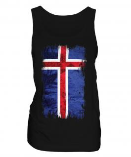 Iceland Grunge Flag Ladies Vest