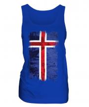 Iceland Grunge Flag Ladies Vest