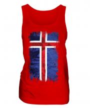 Iceland Grunge Flag Ladies Vest