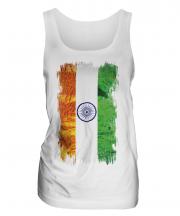 India Grunge Flag Ladies Vest