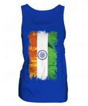 India Grunge Flag Ladies Vest