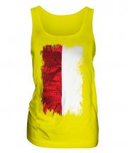 Indonesia Grunge Flag Ladies Vest