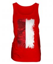 Indonesia Grunge Flag Ladies Vest