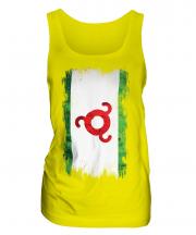 Ingushetia Grunge Flag Ladies Vest