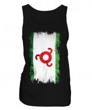 Ingushetia Grunge Flag Ladies Vest