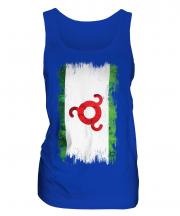Ingushetia Grunge Flag Ladies Vest