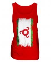Ingushetia Grunge Flag Ladies Vest