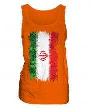 Iran Grunge Flag Ladies Vest