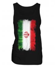 Iran Grunge Flag Ladies Vest