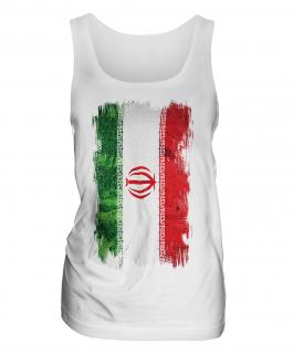 Iran Grunge Flag Ladies Vest