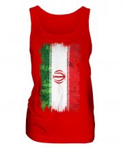 Iran Grunge Flag Ladies Vest