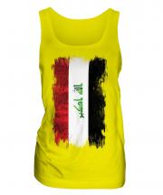 Iraq Grunge Flag Ladies Vest