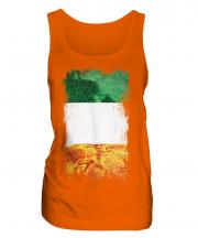 Ireland Grunge Flag Ladies Vest