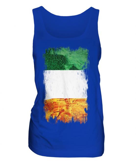 Ireland Grunge Flag Ladies Vest