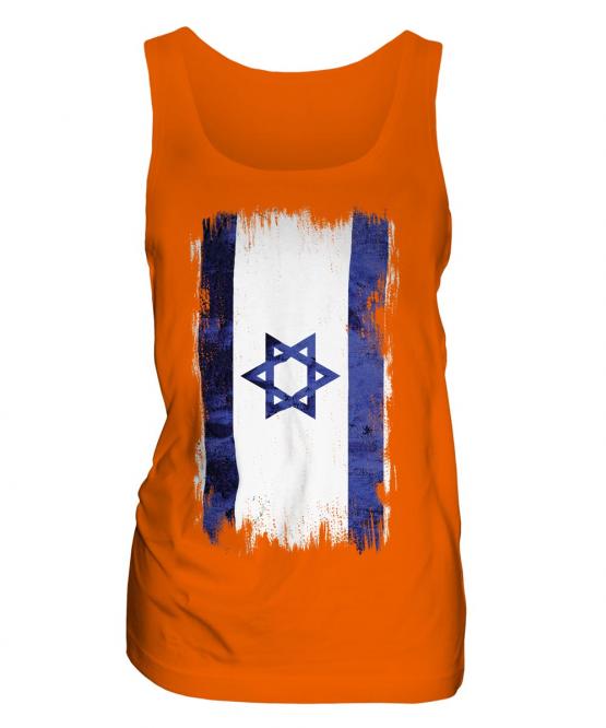 Israel Grunge Flag Ladies Vest