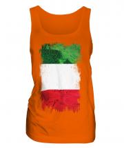 Italy Grunge Flag Ladies Vest