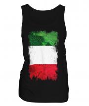 Italy Grunge Flag Ladies Vest