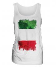 Italy Grunge Flag Ladies Vest