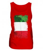 Italy Grunge Flag Ladies Vest