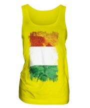 Ivory Coast Grunge Flag Ladies Vest