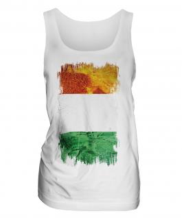 Ivory Coast Grunge Flag Ladies Vest