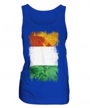 Ivory Coast Grunge Flag Ladies Vest