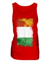 Ivory Coast Grunge Flag Ladies Vest