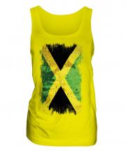 Jamaica Grunge Flag Ladies Vest