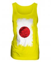 Japan Grunge Flag Ladies Vest
