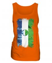 Kabardino-Balkaria Grunge Flag Ladies Vest