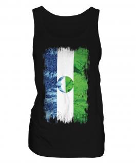 Kabardino-Balkaria Grunge Flag Ladies Vest