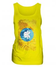 Kalmykia Grunge Flag Ladies Vest
