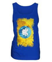 Kalmykia Grunge Flag Ladies Vest