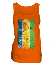 Karakalpakstan Grunge Flag Ladies Vest