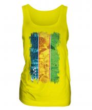 Karakalpakstan Grunge Flag Ladies Vest