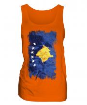 Kosovo Grunge Flag Ladies Vest