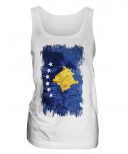 Kosovo Grunge Flag Ladies Vest