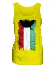 Kuwait Grunge Flag Ladies Vest