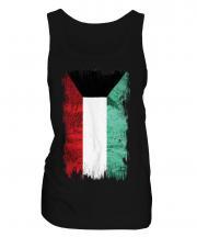 Kuwait Grunge Flag Ladies Vest